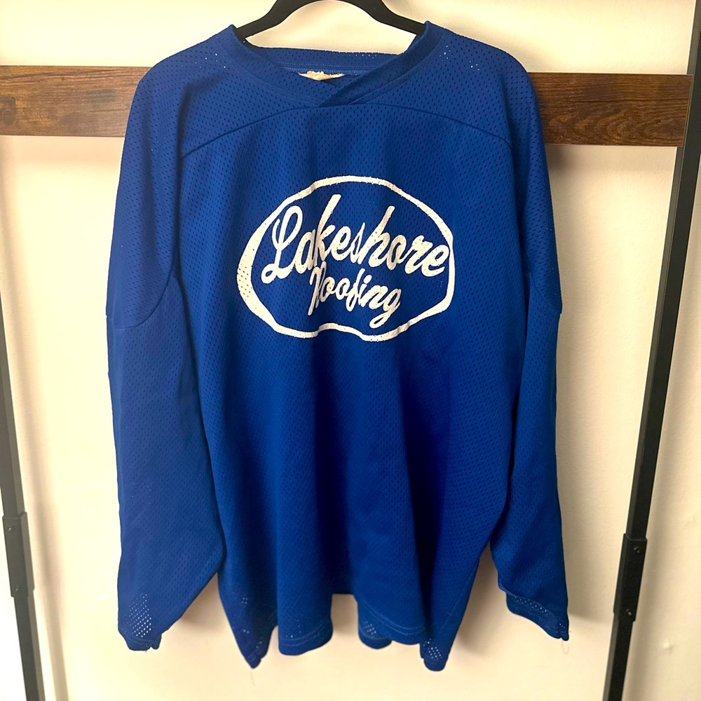 🔥SALE  80s Vintage Falcons Sportswear Blue Devils Hockey Jersey XXL